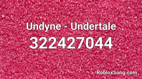 Undyne - Roblox ID