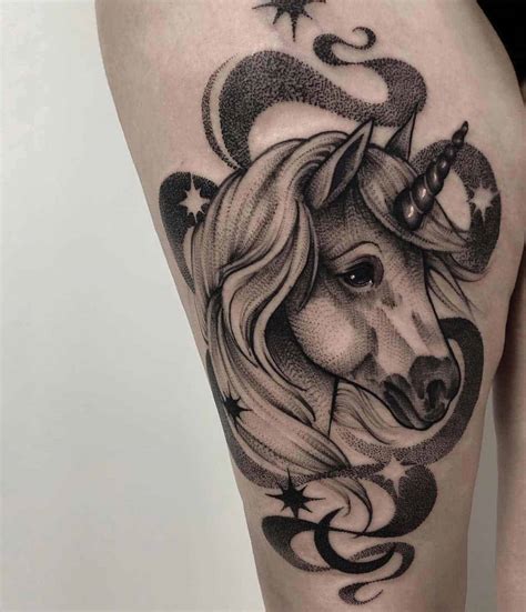 Pin by Bethany Gillespie on Tattoo Unicorn tattoo