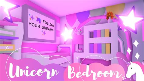 Unicorn BEDROOM SPEEDBUILD Roblox Adopt Me - YouTube 