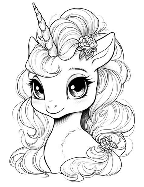 Unicorn Body Coloring Pages