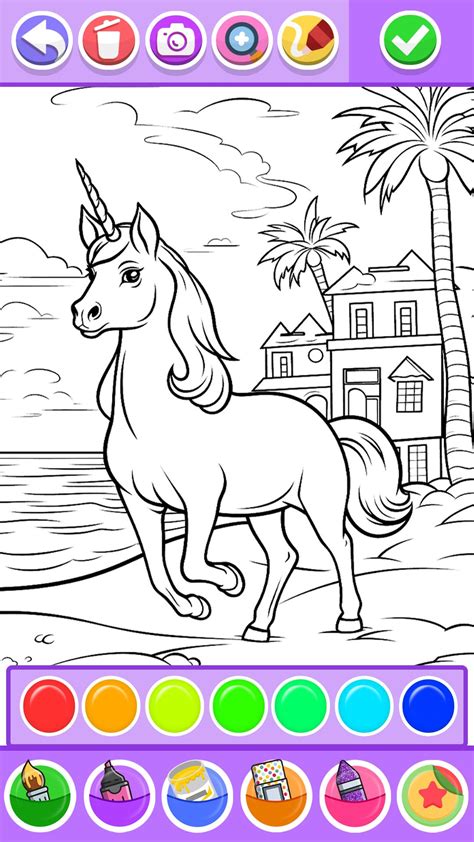 Unicorn Coloring Pages Apk