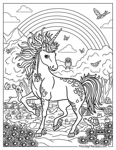 Unicorn Coloring Pages Lisa Frank