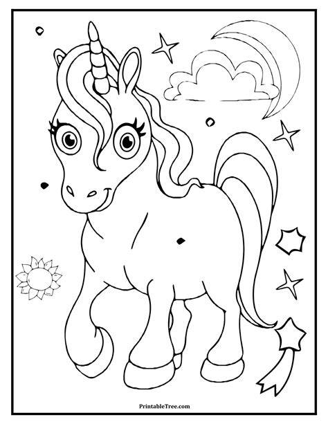 Unicorn Coloring Pages Pdf