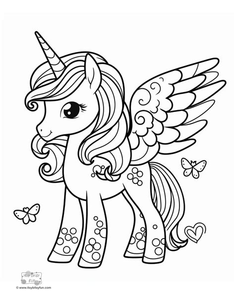 Unicorn Coloring Pages That Are Printable