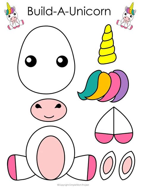 Unicorn Craft Printables