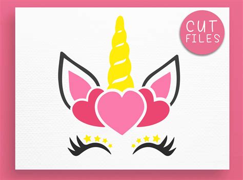 Download Unicorn Face Cut Files