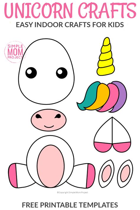 Download Unicorn Face Files For Crafts