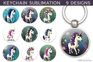 Download Unicorn Keychain Sublimation Crafts