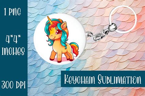 Download Unicorn Keychain Sublimation Files DXF Files