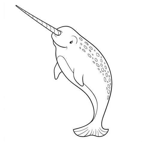 Unicorn Whale Coloring Pages