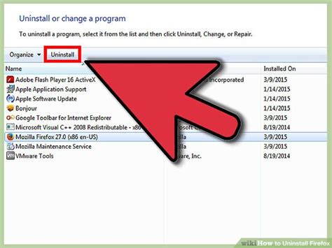 Uninstall Firefox from Chromebook