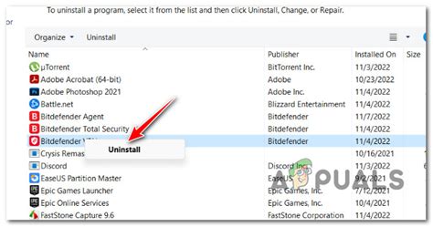 Uninstall Your Third-Party Firewall App
