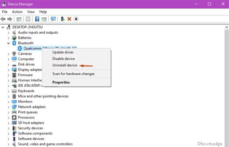 Uninstall and Reinstall Bluetooth Drivers