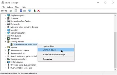 Uninstall and Reinstall TPM Drivers