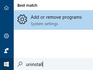 Uninstall odd software