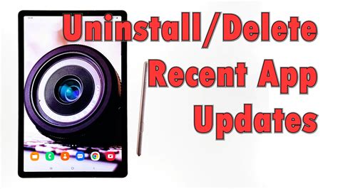 Uninstall or Delete Recent Updates