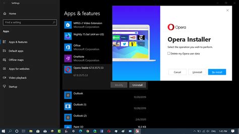 Uninstall or Remove Opera Browser Assistant