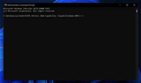 Uninstalling And Re-Installing WMIC In Windows 11 (22572) Using Command Prompt/Windows PowerShell