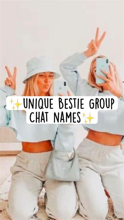 Unique Bestie Group Names