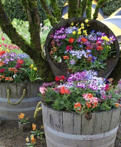 Unique Container Flower Beds