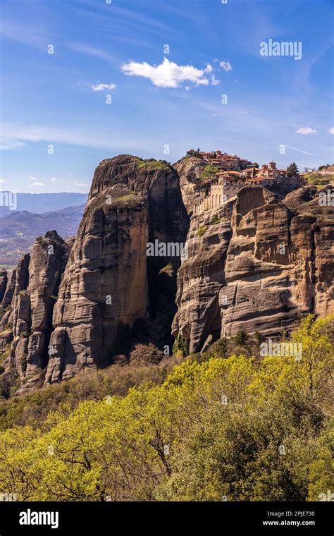 Unique Rock Formations Meteora