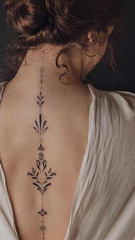 Unique Spine Tattoos