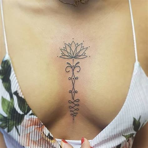 Unique Sternum Tattoo