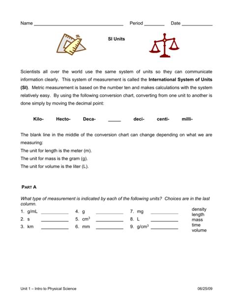 Units Unit Conversions Worksheet — db-excel.com