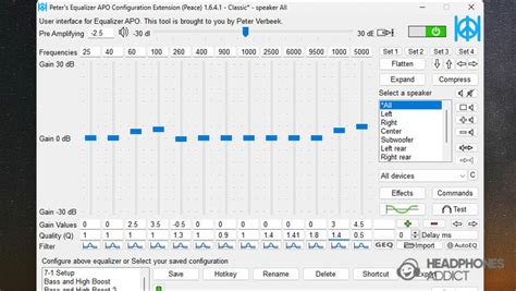 Universal EQ adjustment