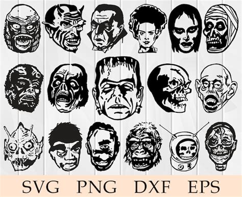 Unleashing the Spooky World of Universal Monsters with Premium Quality SVGs