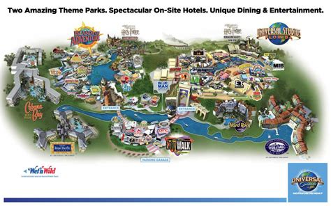 Universal Orlando Resort Map ThemeParkHipster