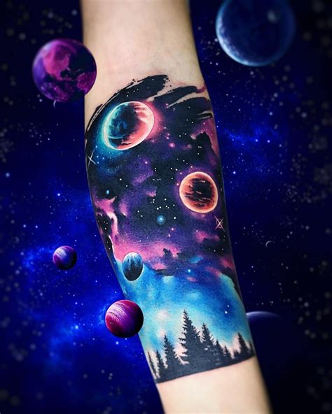 Space Inspired Tattoos Tattoo Ideas for Men and Women