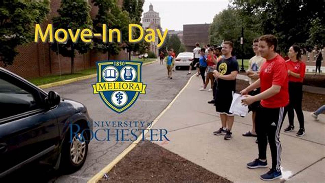 University Of Rochester Move In Day 2024