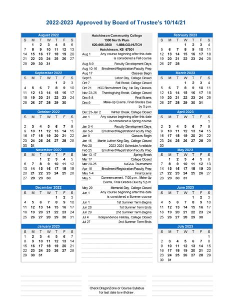 Chinese Academic Calendar 202021