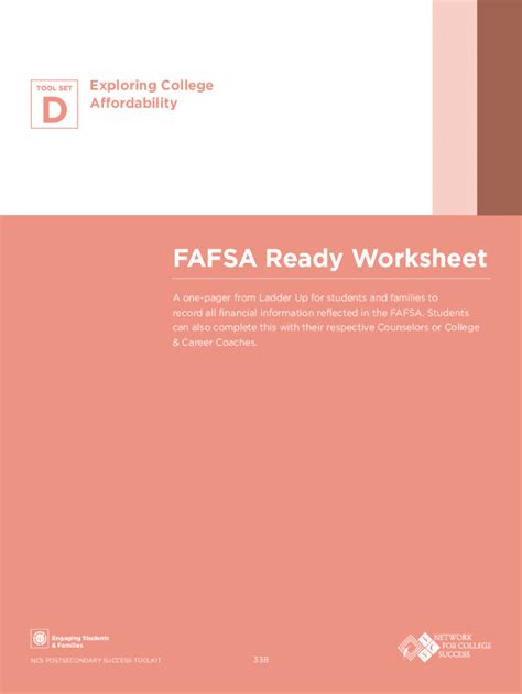 University Of Chicago Financial Aid Worksheet