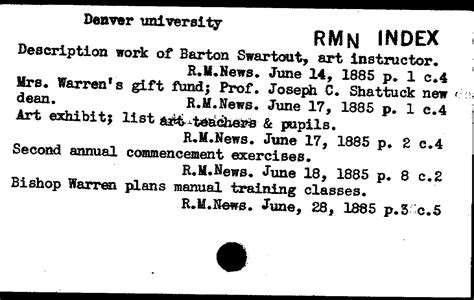 University Of Denver Library Catalog