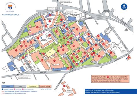 University of Dundee Campus Map Campus map, Campus, Map