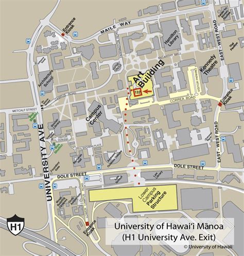 Uh Manoa Campus Map