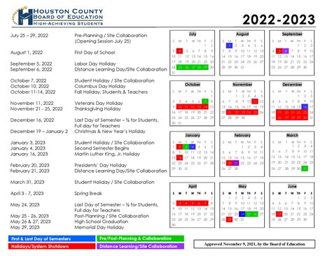 HPS Central Texas Academic Calendar 20212022 1 Harmony School of
