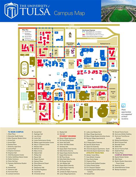 University Of Tulsa Campus Map Maps Location Catalog Online