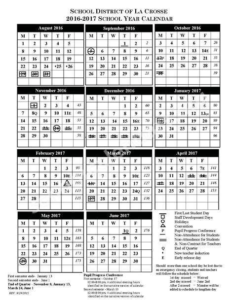 University Of Wisconsin La Crosse Calendar