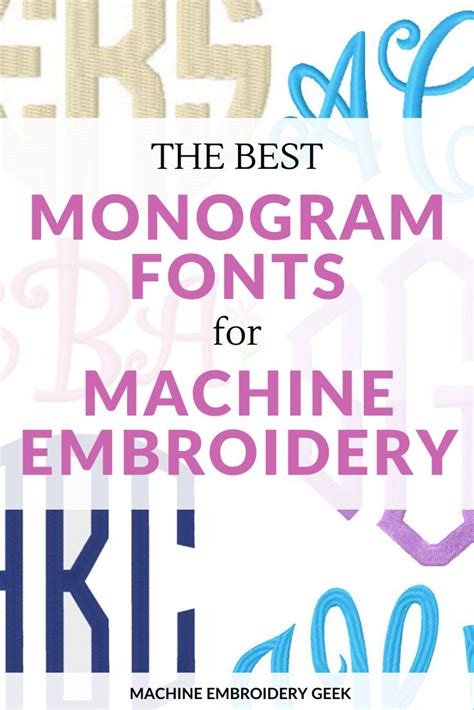 Unlock Amazing Monogram Embroidery Fonts with These Tips!