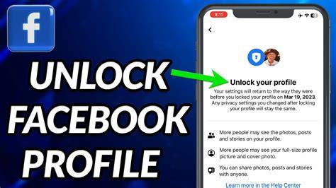 Tutorial Buka Kunci Profil Facebook