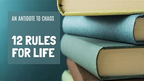 Unlock Harmony with 12 Rules for Life: Your Antidote to Chaos on Amazon - Transform Your Existence!