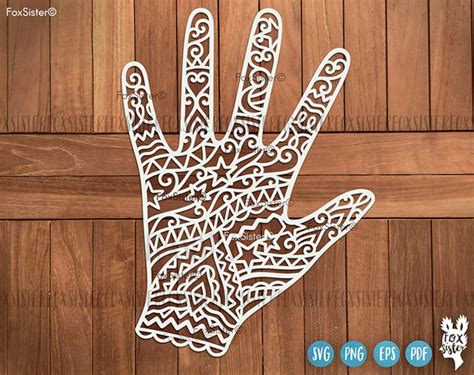 Unlock Your Creativity with Mandala Hand SVG!