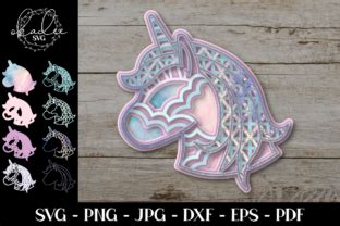 Unlock Your Inner Creative Power with a Layered Unicorn Mandala SVG!