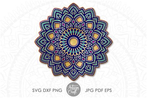 Unlock the Magic of Multi Layered Mandala SVG!