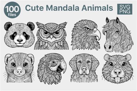 Unlock the Magical World of 3D Mandala Animals with SVG!