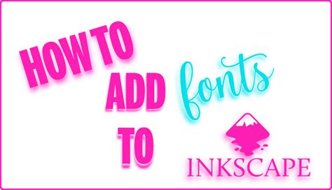 Unlock the Power of Fonts in Inkscape - Create Amazing Designs Instantly!