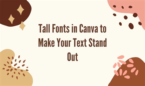 Unlock the Secrets of Fonts: How to Make Your Text Stand Out!
